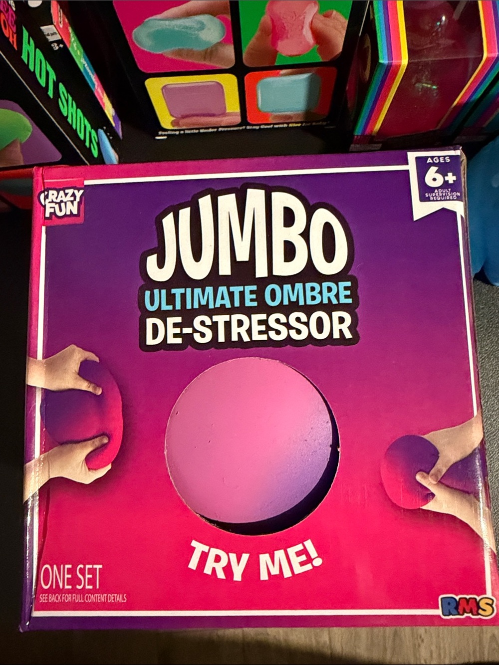 RMS - Jumbo Ultimate Ombre De-Stressor - Pink/Purple